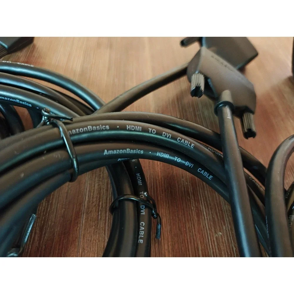 5 New HDMI to DVI-D 24+1 Pin Monitor Cable Male/Male HD HDTV 6 FT Adapter G2‎